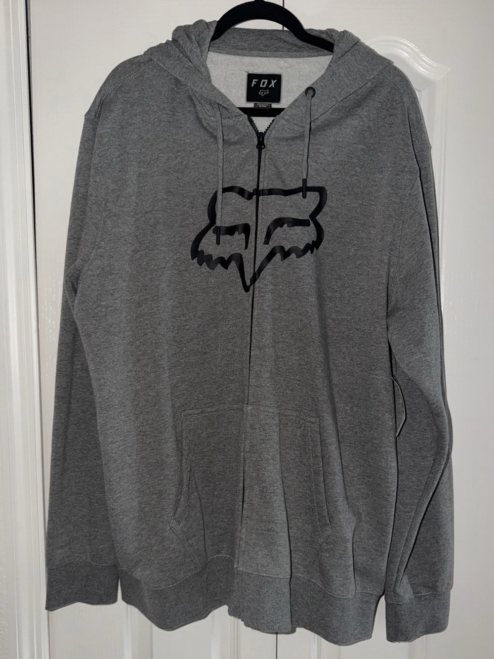 NWT men’s Fox zip up fleece hoodie XXL